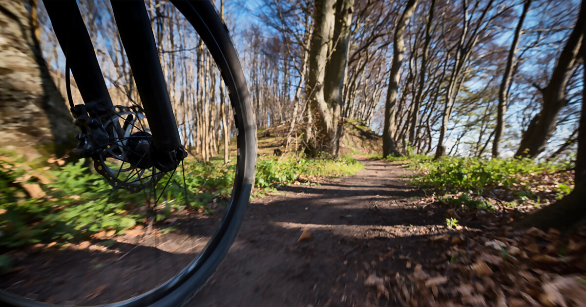 Cykling i natur